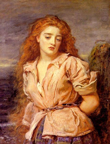 Sir John Everett Millais The Martyr of the Solway oil painting picture